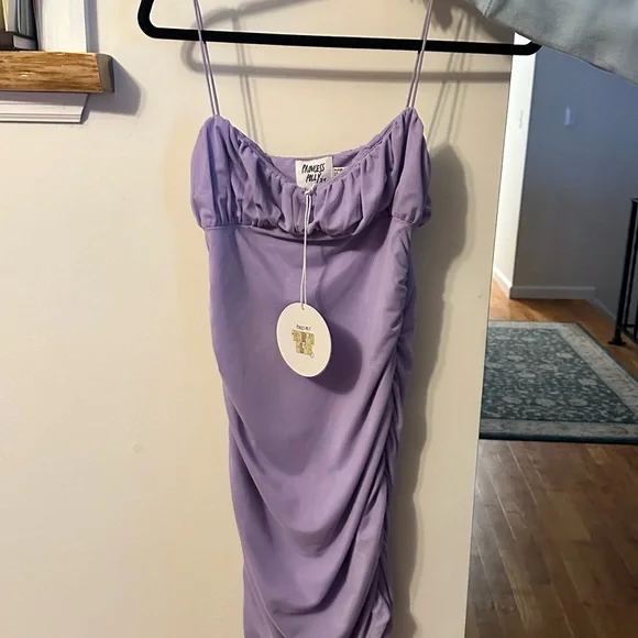 NWT Princess Polly Lilac Mini Dress - Picture 2 of 8
